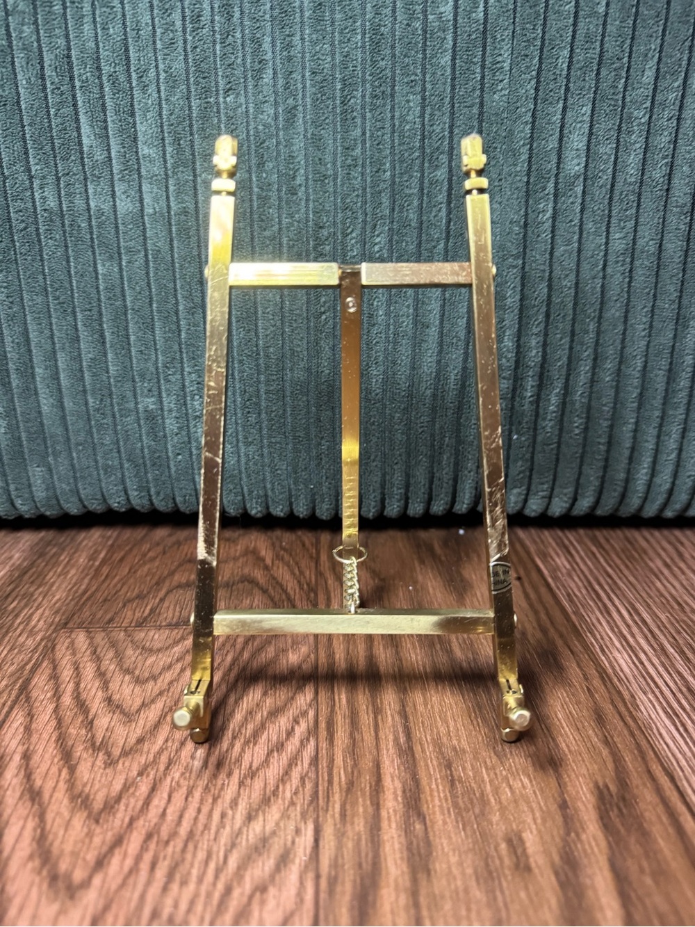 Gold Metal Display Easel Stand - Home Accents